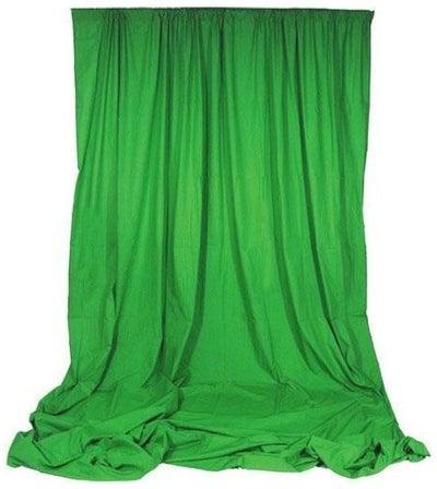 Muslin Fabric Flodable Background Green