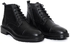 Genuine Leather Half Boot For Men - Black