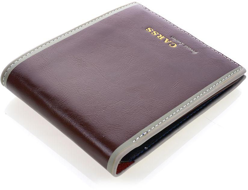 Carss Card and ID Cases for men, Leather, Brown