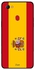 غطاء حماية واقٍ لهاتف أوبو F5 نمط علم إسبانيا