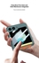 سامسونج جالاكسي زد فيلب 5 ‫(Samsung Galaxy Z Flip 5) جراب جي كى كى جراب ظهر رفيع للغاية مع حزام - اخضر