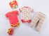 Tedmimak Girls Long Sleeved 5 Piece Clothes Set - Bee Happy