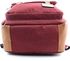 Neworldline Women Or Men Vintage Canvas Backpacks School Backpacks High Quality RD- Red