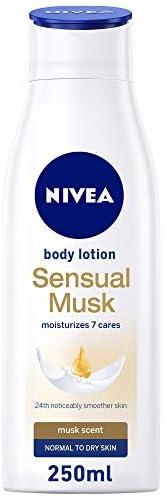 NIVEA Body Lotion Sensual Musk, Musk Scent, Normal to Dry Skin, 250ml