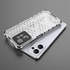For Xiaomi Redmi Note 12 4G , Shockproof Honeycomb Pattern Phone Case Cover - Transparent