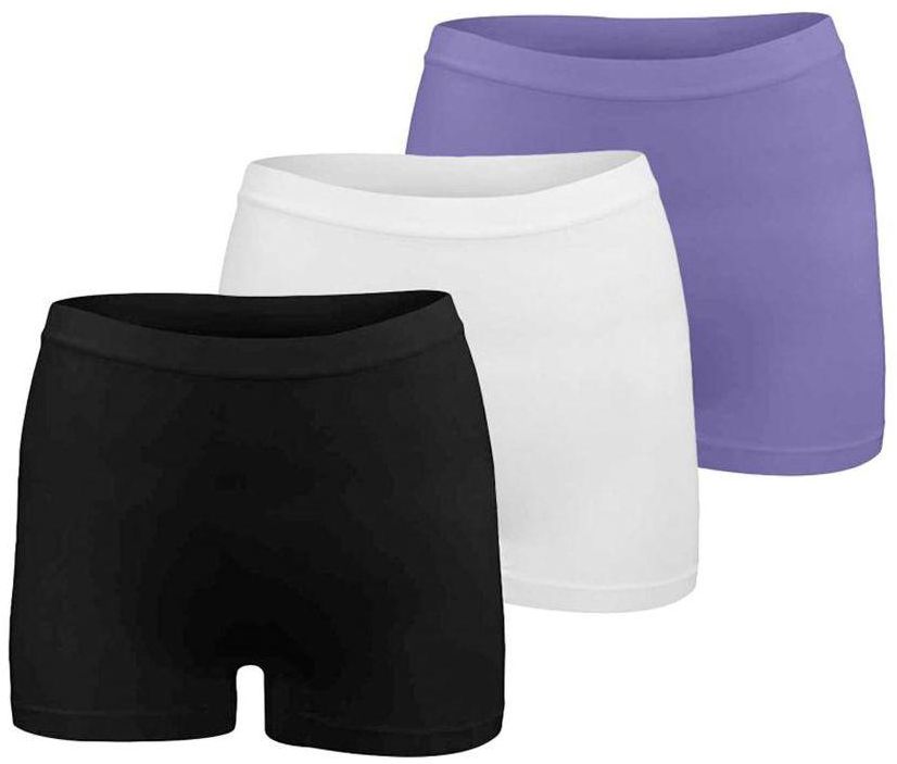 Silvy Set Of 3 Casual Shorts For Women - Multi Color, Medium