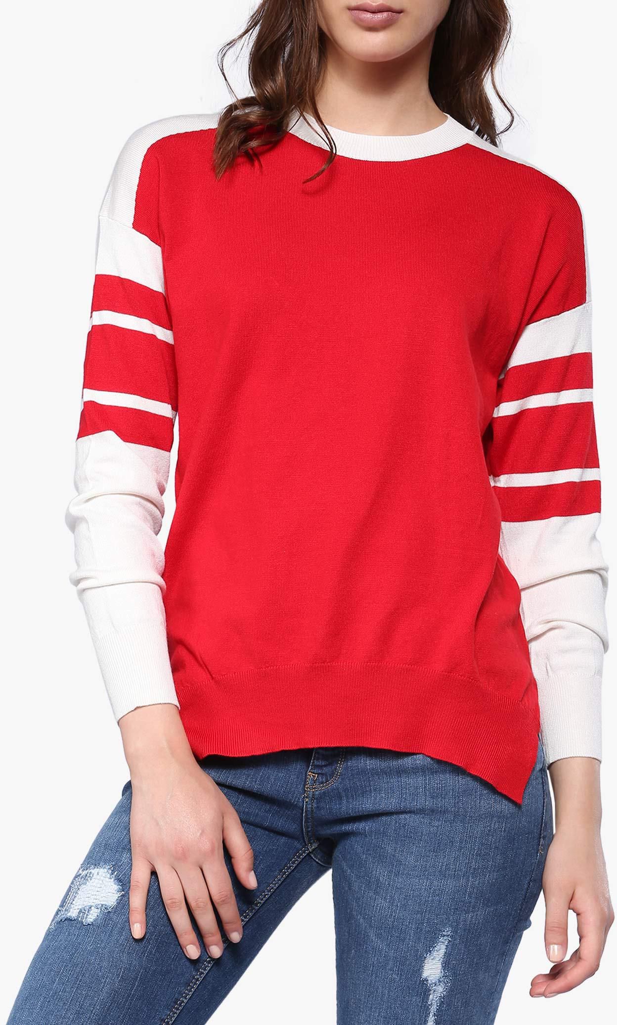 Red Long Sleeve Sweater