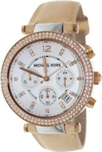 Michael Kors Parker Watch for Women - Analog Leather Band - MK5633
