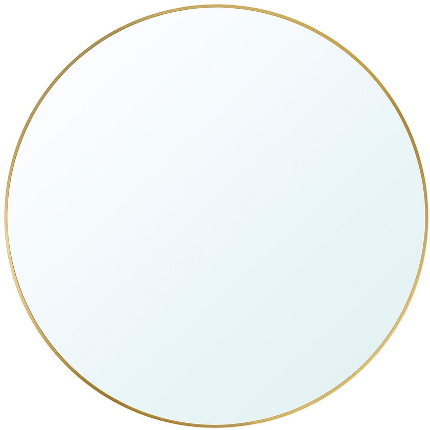LINDBYN Mirror - gold-colour 80 cm