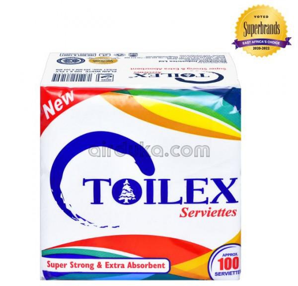 Toilex White Standard Serviettes 100 Sheets