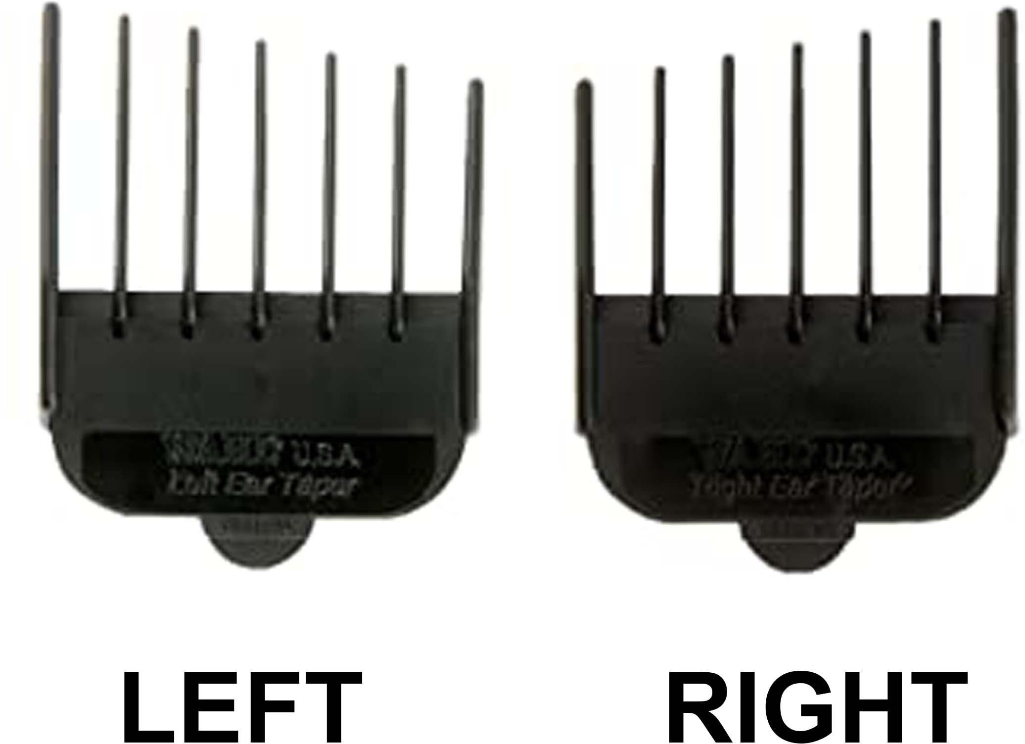 Wahl Left And Right Ear Taper Attachment Comb Set