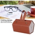 Eyeglasses Storage Box, Sunglasses Organizer, Durable Fashion Folding for Watches Jewelry(Brown)