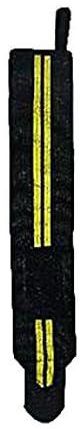 Weight Lifting Wrist Wraps for Wrist Support 2 Pieces - Black Yellow