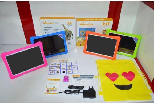 Wintouch K11 Kids Tablet-Dual Sim-10.1" -1GB RAM-16GB ROM Plus Free Pouch Inside And Gifts - Pink