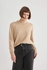Defacto Regular Fit V Neck Premium Soft Wool Pullover