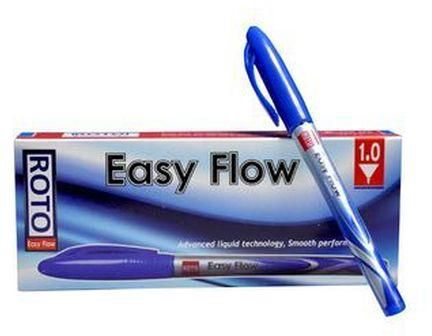 Roto Easy Flow Pen 1 Mm 2 Box - 24 Pcs - Blue