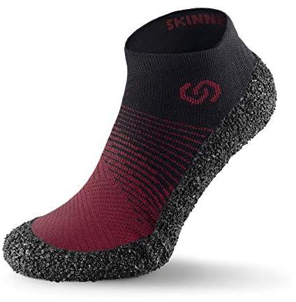 Skinners 2.0 Adults Minimalist Barefoot Sock Shoes Carmine (XL), Carmine, Extra Large