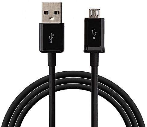 Generic Samsung Smartphone (Note/Note2/Note4/S2/S3/S4) Data Trasfer & Quick Charging Mirco USB Cable (Black)