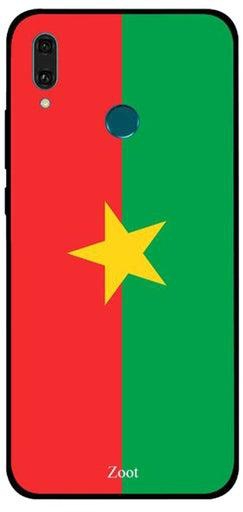 Burkina Flag Printed Protective Case Cover For Huawei Y9 2019 Red/Yellow/Green