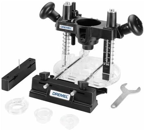 Dremel 335-01 Rotary Tool Plunge Router Attachment, Compact & Lightweight For Light-Duty Routing Projects, Perfect For Woodworking & Inlay Work