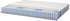 HEMNES Bed frame with mattress - white stain/Valevåg firm 140x200 cm