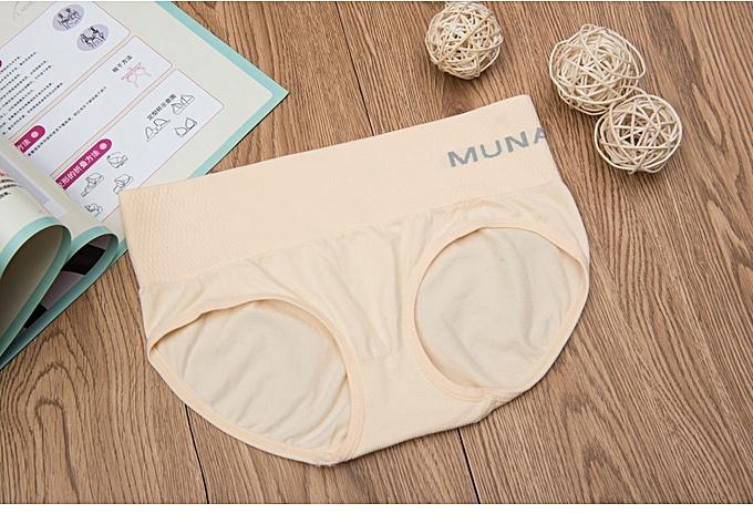 Generic Munafie high elastic fat burning underwear seamless underwear  seamless abdomen shaping pants Beige price from jumia in Kenya - Yaoota!