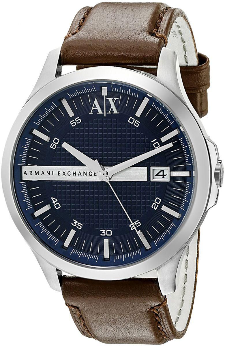 Armani Exchange Men's Blue Dial Synthetic Band Watch - AX2133
