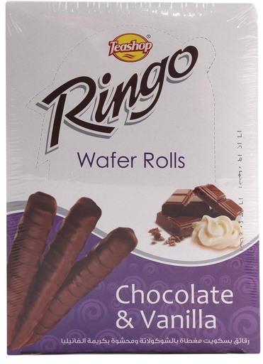 Teashop Ringo - Wafer Rolls Chocolate & Vanilla 12X24 Gram