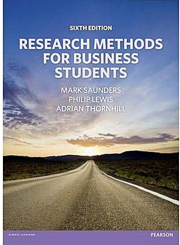 Research Methods for Business Students