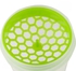 Sk 700ML Protein Powder Shaker Bottle With Handle, Mixer Ball & Twist-and-Lock Storage, Green
