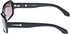 نظارة كالفن كلاين بلاتينيوم مستطيلة سوداء للنساء - CK4189S - 57-16-125