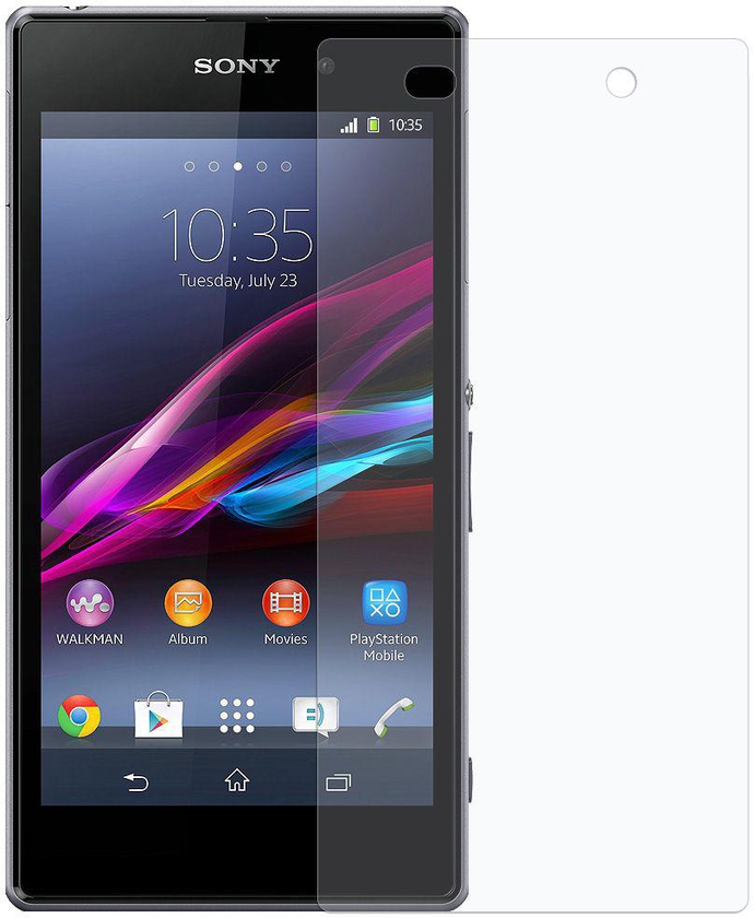 Sony Xperia Z1 Compact Ultra Clear Hd Screen Protector Glossy Lcd Scratch Guard