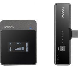 Godox 2.4GHz Wireless single Microphone System for Type C phones