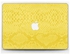 غلاف لاصق بتصميم ثعبان أصفر لجهاز ماك بوك برو ريتينا 13 (2015) متعدد الألوان