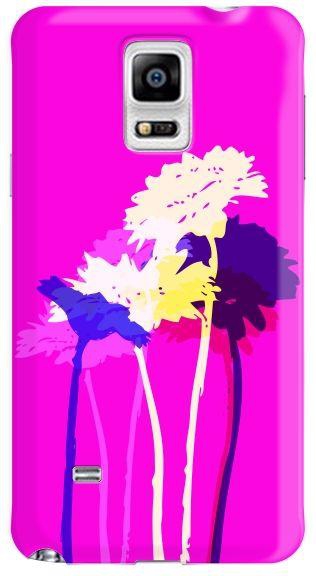 Stylizedd  Samsung Galaxy Note 4 Premium Slim Snap case cover Gloss Finish - Bleeding Flowers  - Pink  N4-S-129