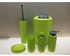 Fashion Boutique Bathroom Accessories Set - 6 Pcs - Green