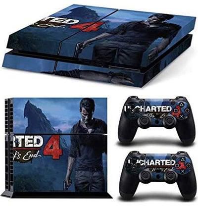 Uncharted 4 A Thiefs End Skin Sticker For PlayStation 4 Console 2Pcs Controller Cover Decals[PS0017]