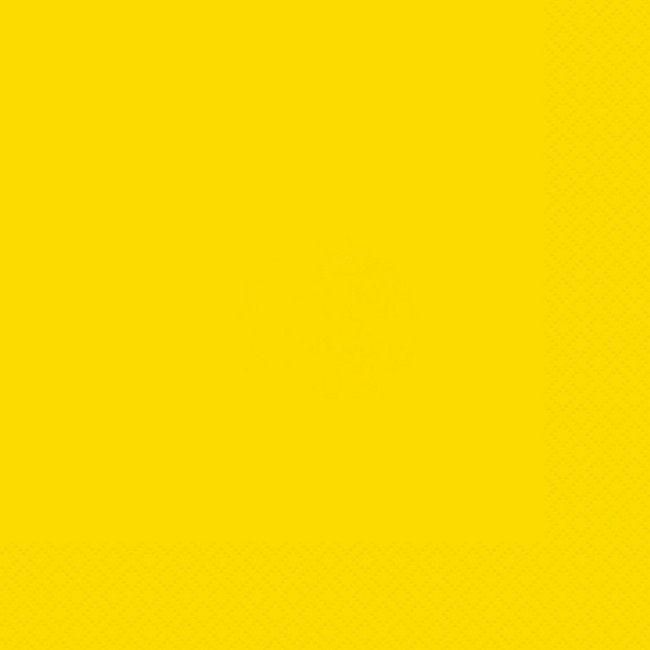 Unique Neon Yellow Paper Napkins- Babystore.ae