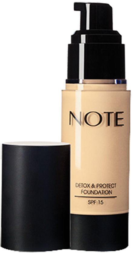 Note Detox And Protect Foundation Pump - 01 Beige