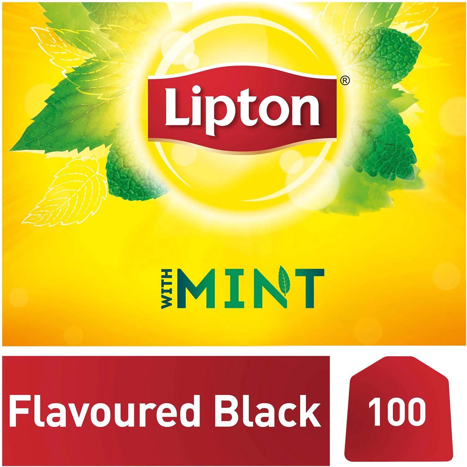 Lipton black tea with mint 2.3 g x 100 tea bags