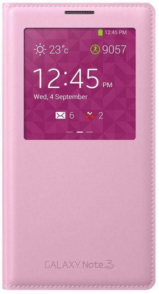 Samsung Galaxy S5 i9600 S-View Flip Cover, Pink