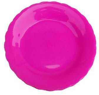 Universal Pink Plastic Plate