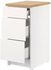KNOXHULT Base cabinet with drawers - white 40 cm