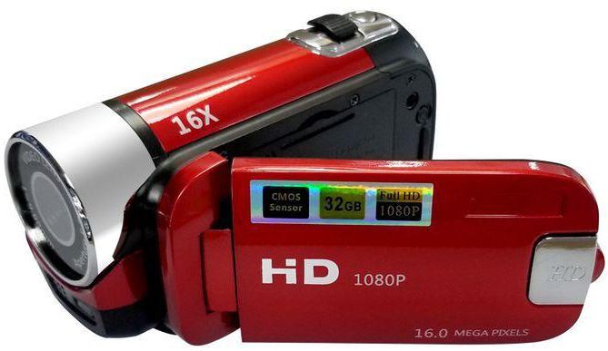 2.7" Digital Video Camcorder 1080P Camera Red