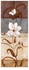 Decorative Wall Painting With Frame White/Brown/Beige 20x60centimeter