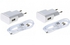 Generic Set of 2 Wall Charger with Micro-USB Cable - White