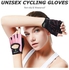 Men Women Cycling Gloves Half-Finger Breathable Wearproof Non-Slip Weightlifting Climbing Fitness Gloves M 15*5*8cm
