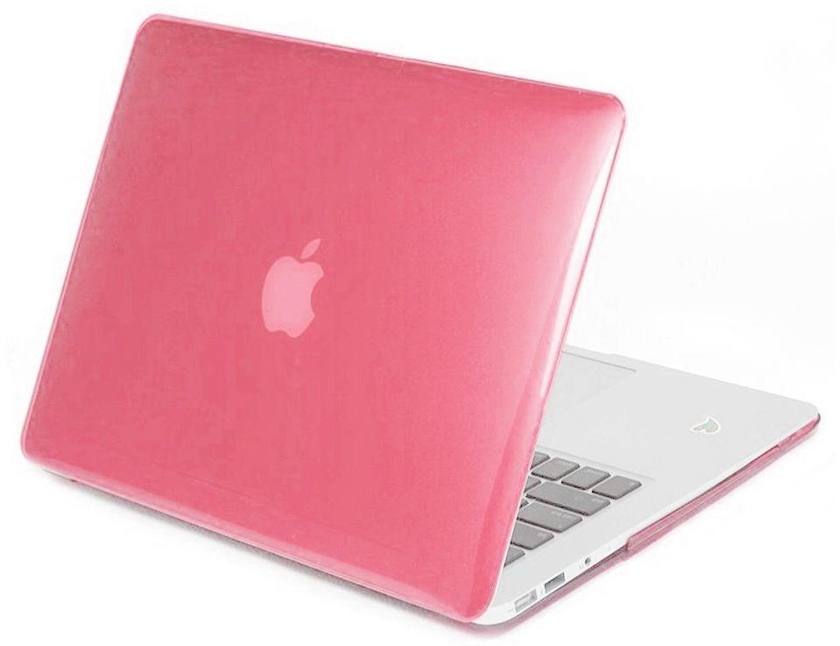 Frost Matte Surface Rubberized Hard Shell Case Coverfor 13 Inch Apple MacBook Air 13  - Pink