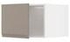 METOD Top cabinet for fridge/freezer, white/Bodbyn off-white, 60x40 cm - IKEA
