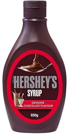 Hershey’s Chocolate Syrup for Baking Desserts, Easy Squeeze Bottle, 650 g